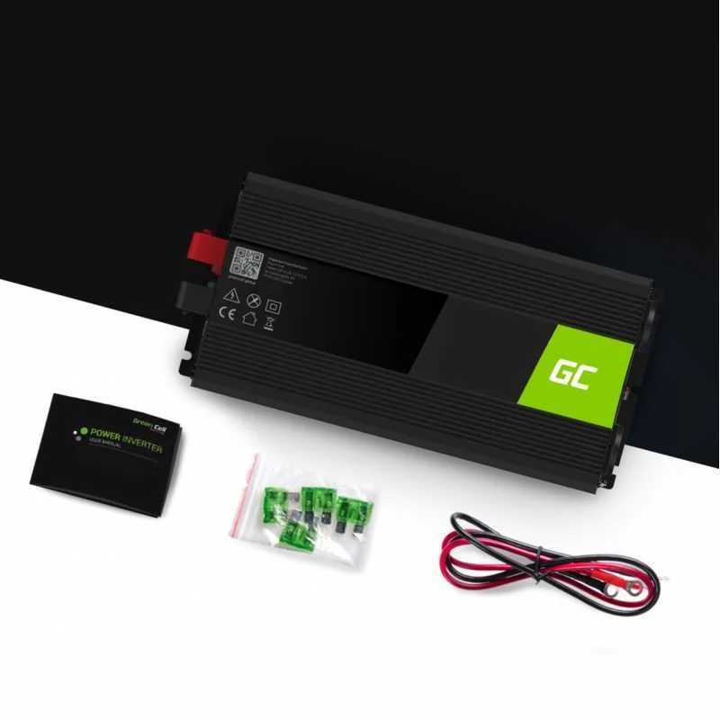 Green Cell Power Inverter 24v To 230v 1500w/3000w Modified Sine Wave