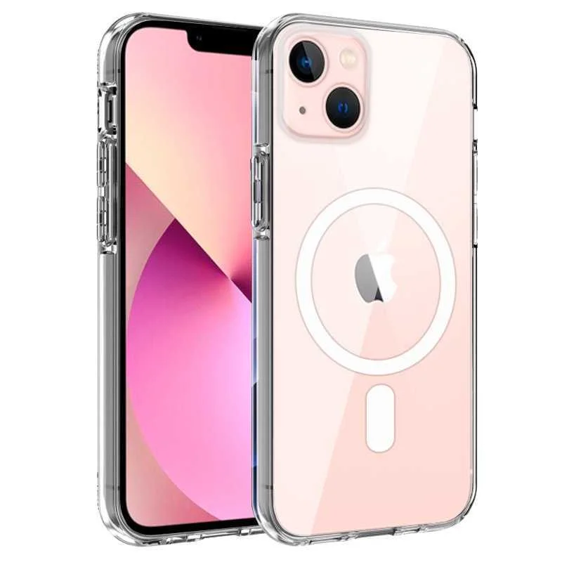 Capa Cool Para Iphone 13 Magnético Transparente