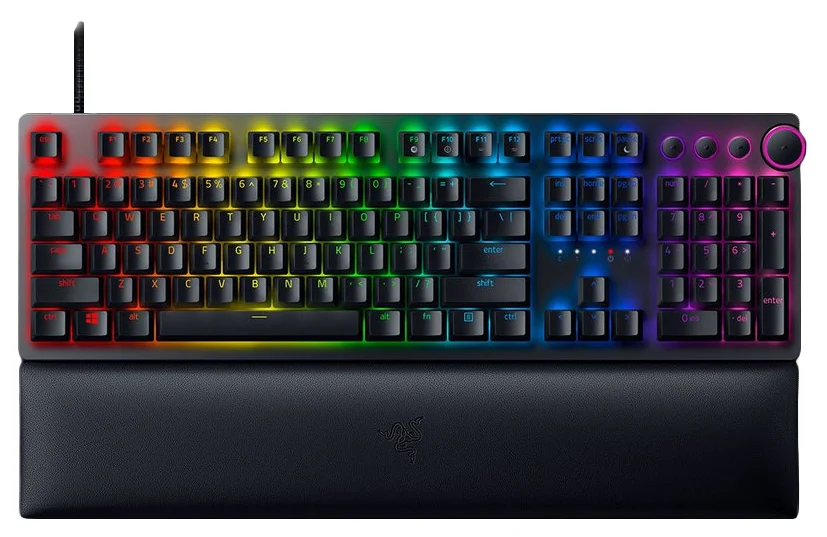 Teclado Huntsman V2 (Purple Switch) - Disposición.