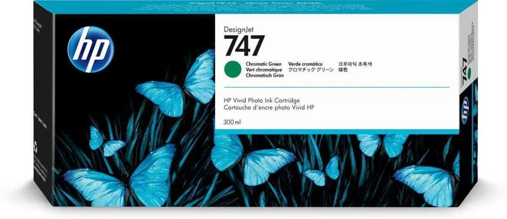 Tinteiro de Tinta Original Hp P2v84a Verde 