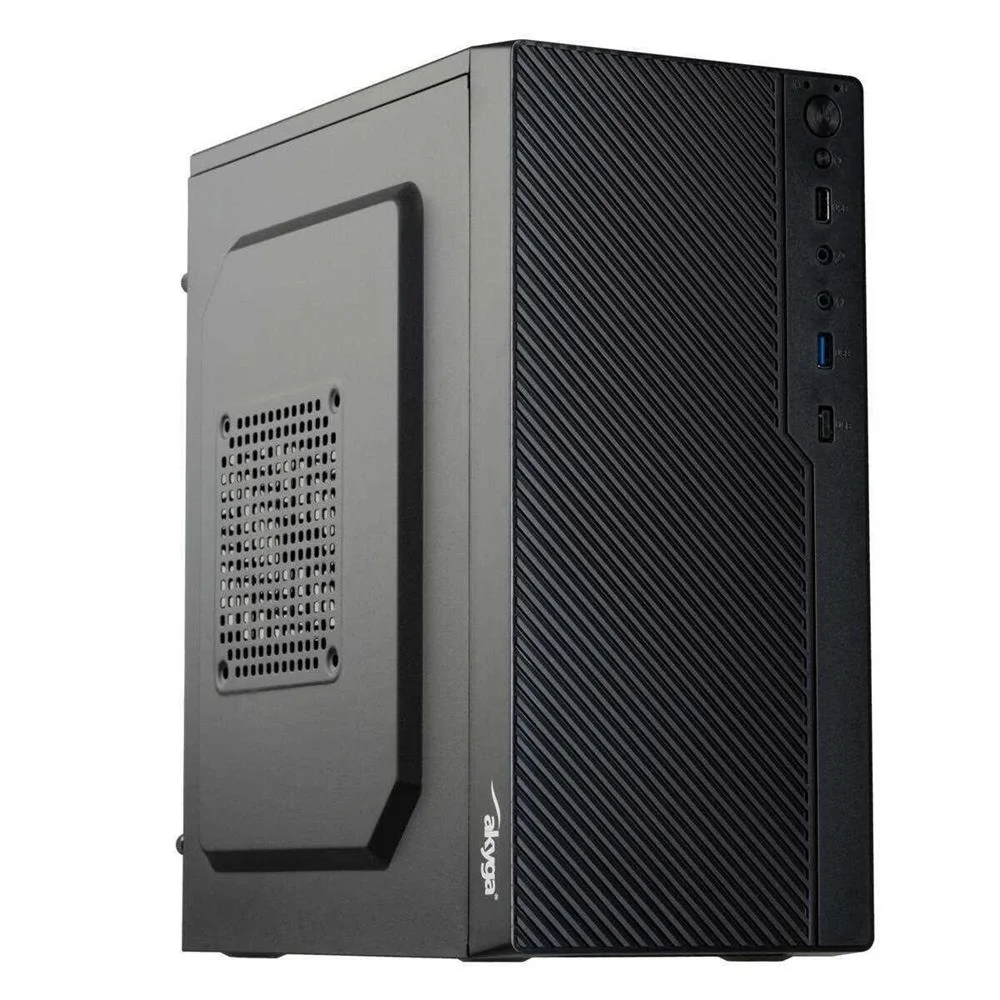 Akyga Ak36bk, Micro Tower, Pc, Preto, Flex-Atx, M.