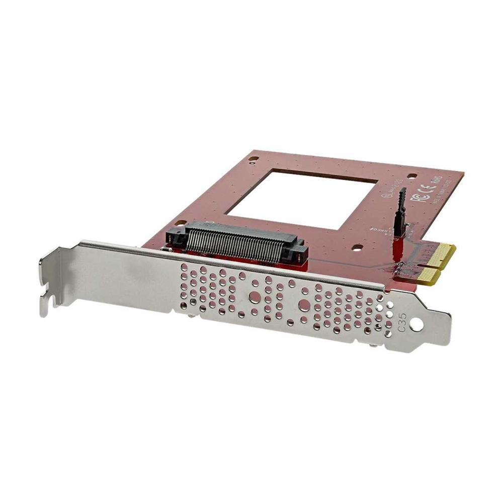Startech.Com U.2 To Pcie Adapter For 2.5" U.2 Nvme SSD - Sff-8639 - X4 Pci Express 3.0 - Interface a