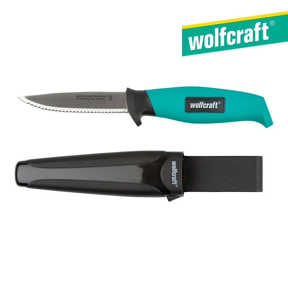 Faca de Exterior com Estojo 4086000 Wolfcraft
