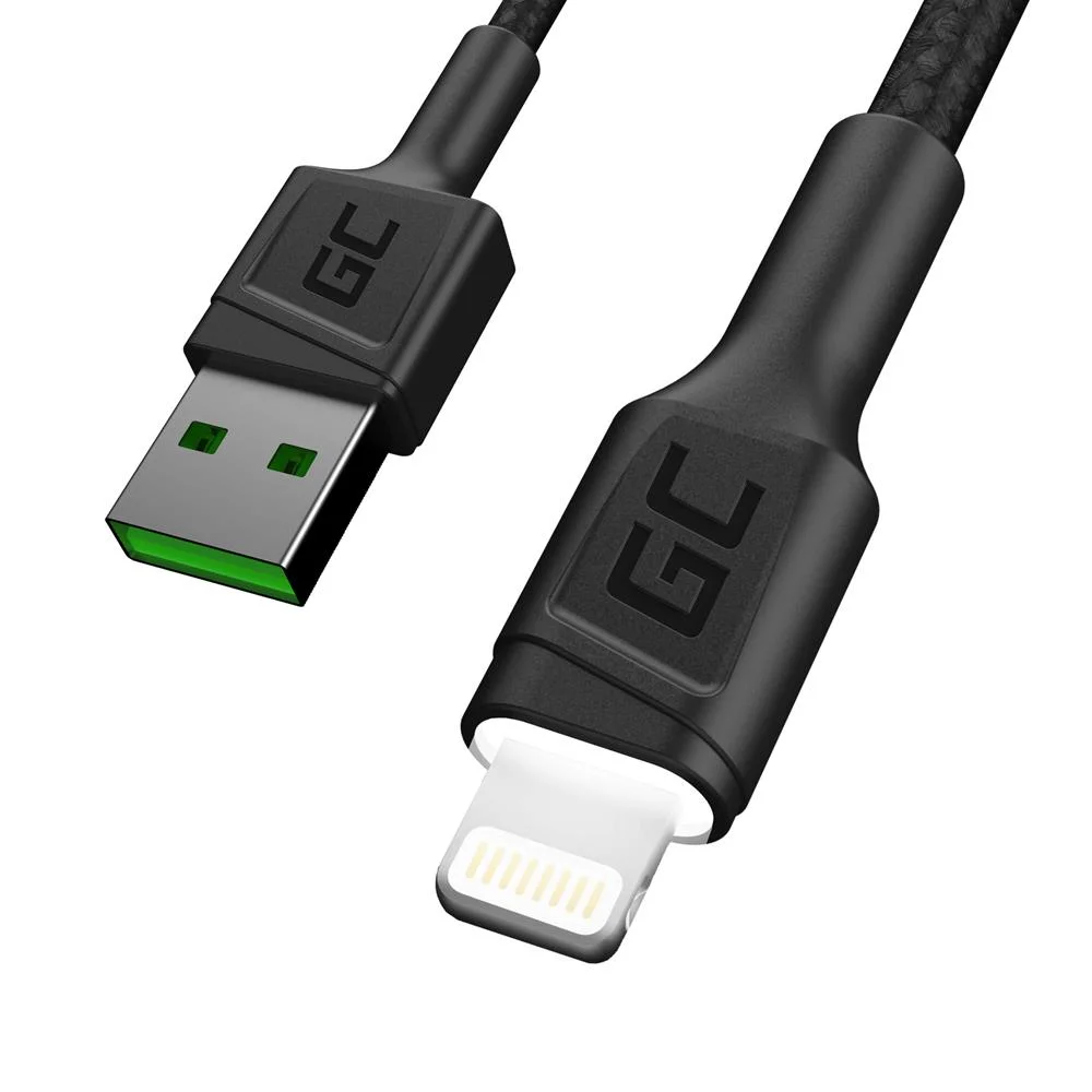 Cable Green Cell Ray Usb-A - Lightning White LED .