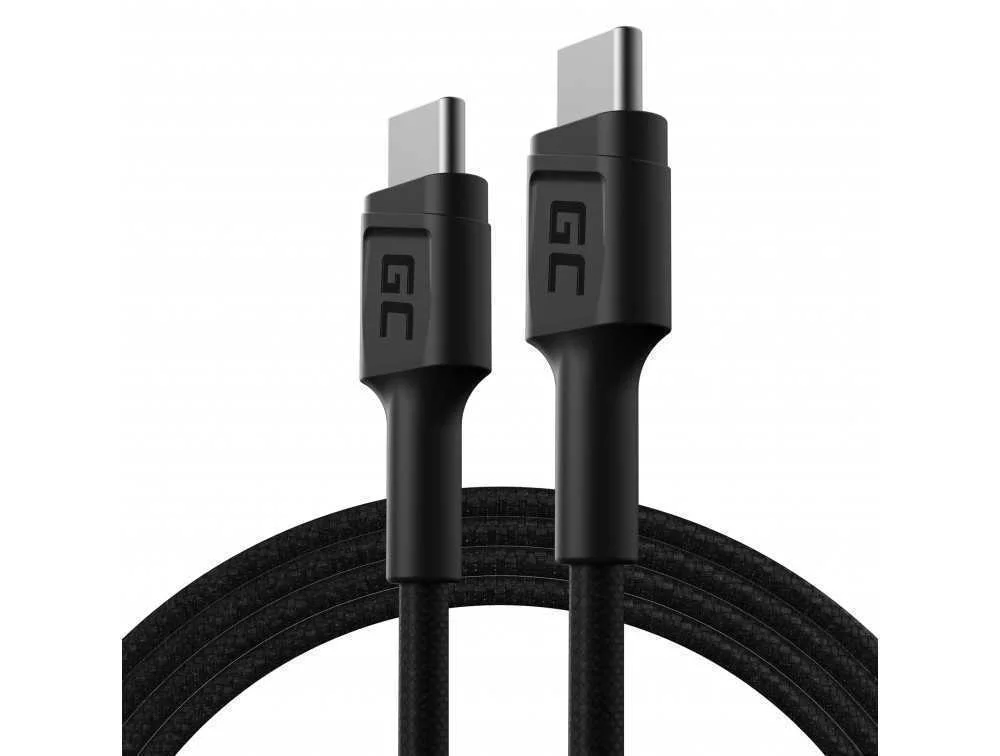 Green Cell Cable Gc Powerstream Usb-C - Usb-C 120cm With Power Delivery (60w), 480 Mbps, Ultra Charg