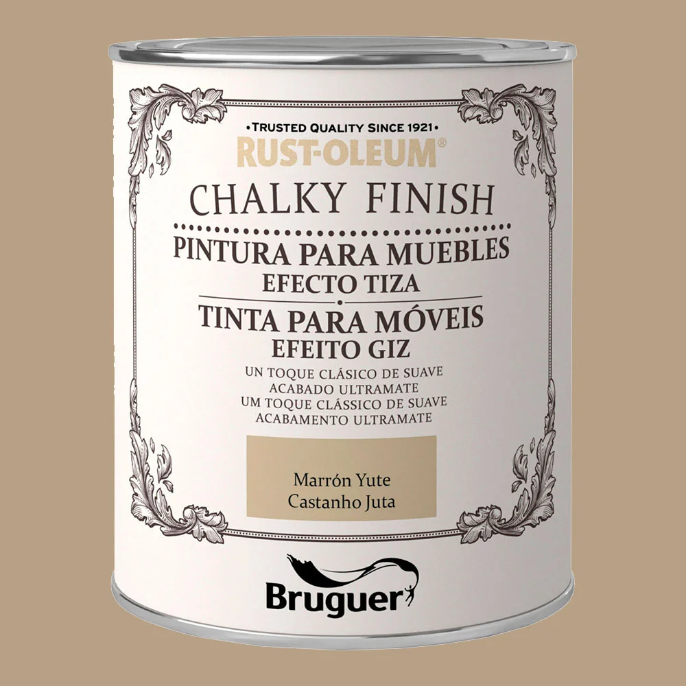 Rust-oleum Chalky Finish Móveis Castanho Juta 0,7.