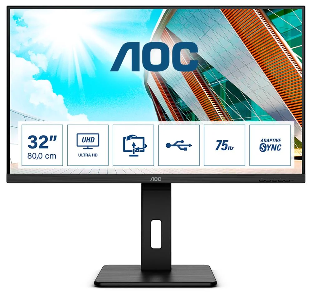 Monitor 31.5" P2 U32p2 LED 4k Ultra Hd - Aoc