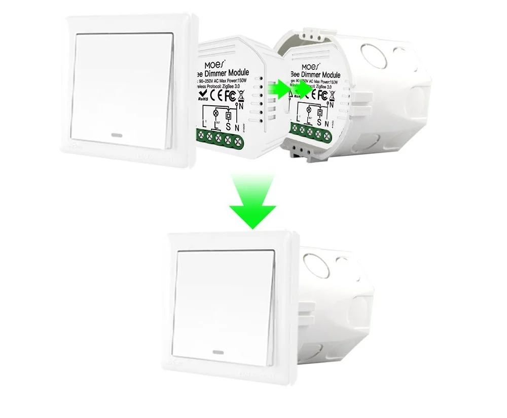 Módulo Dimer 1 Canal Zigbee