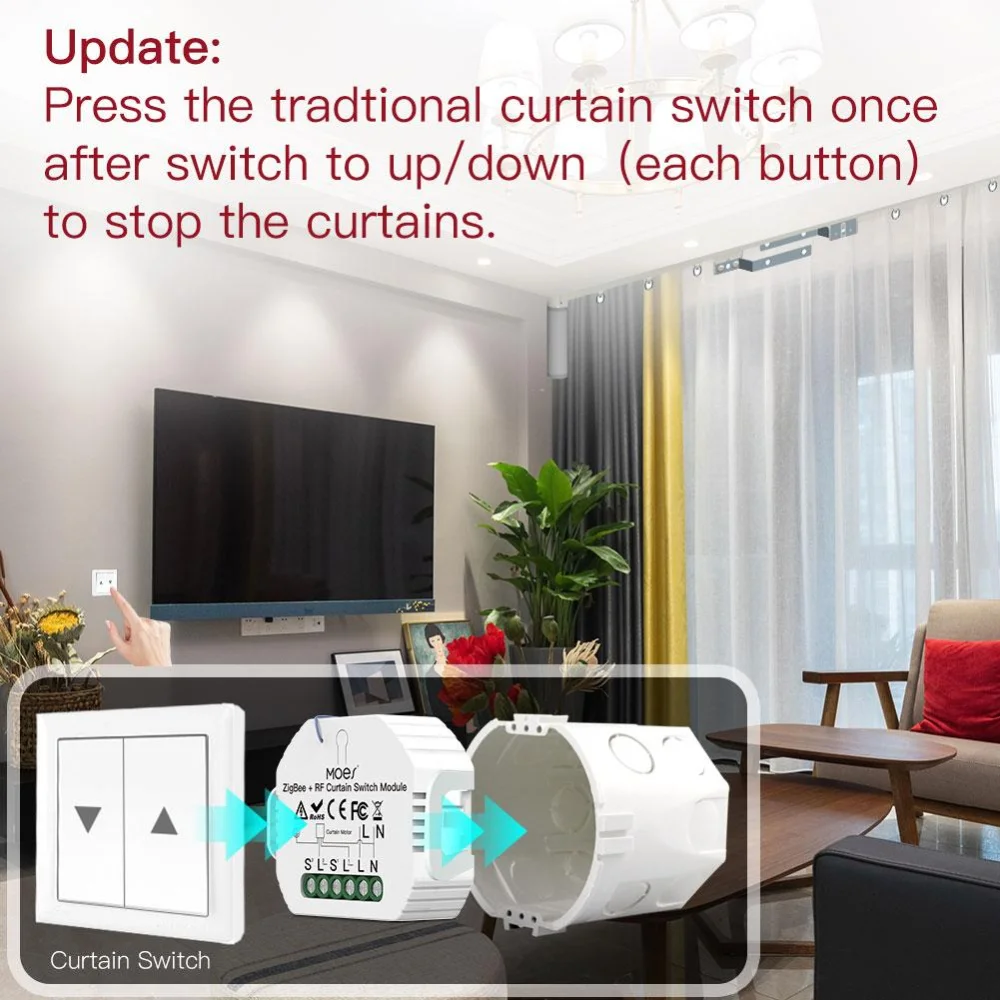 Módulo de Obturador Zigbee
