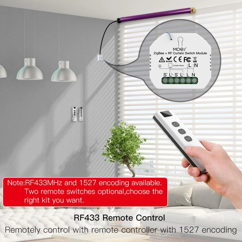 Módulo de Obturador Zigbee
