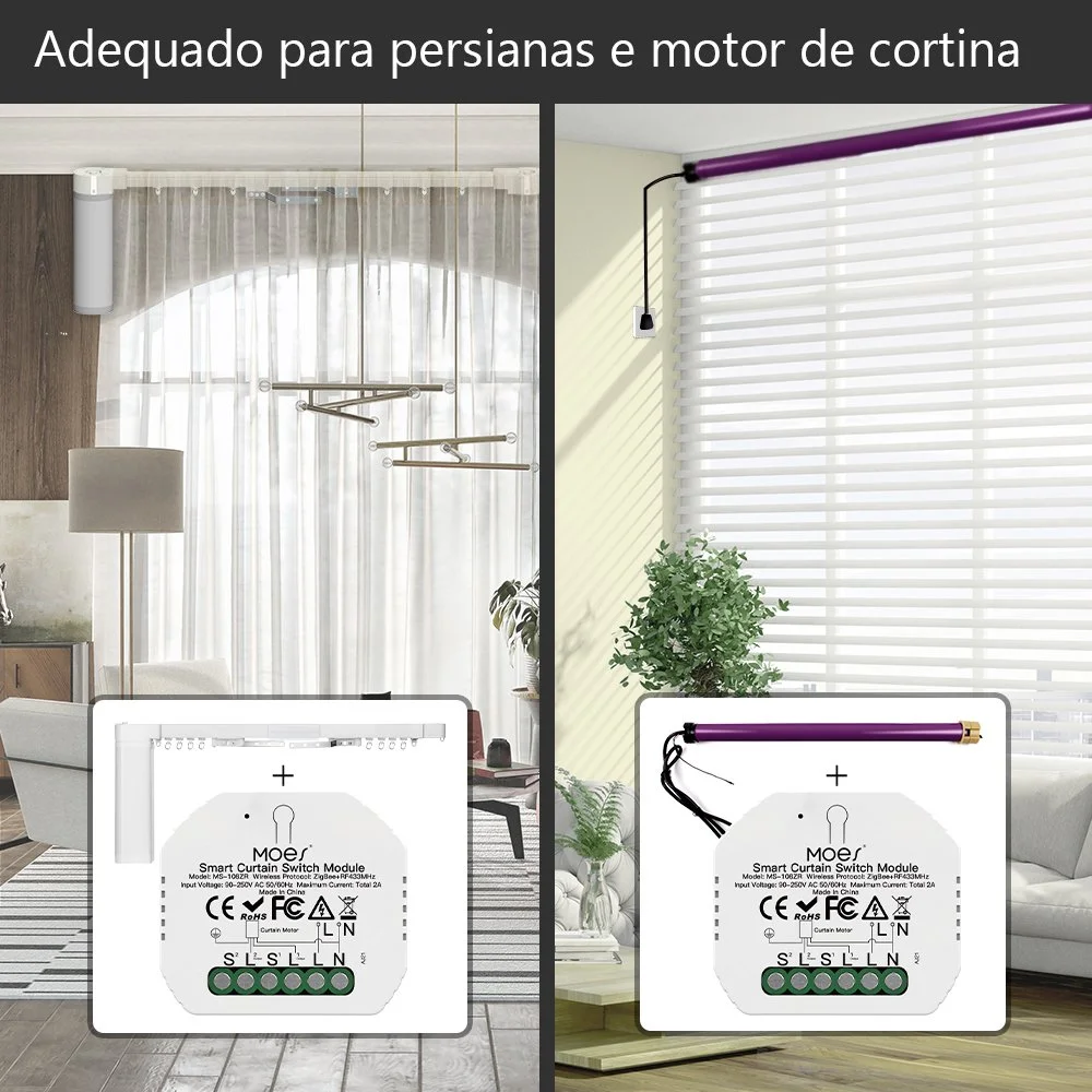 Módulo de Obturador Zigbee