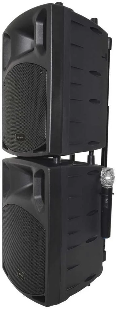 Sistema Pa Portatil C/micros Uhf  Bluetooth® e Dvd