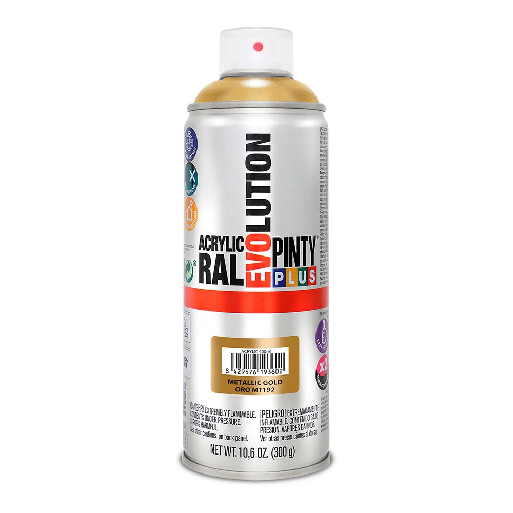 Tinta em Spray Pintyplus Evolution Metalizada 520.
