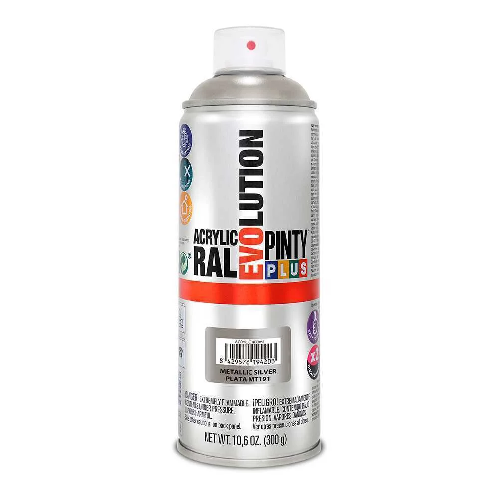 Tinta em Spray Pintyplus Evolution Metalizada 520.