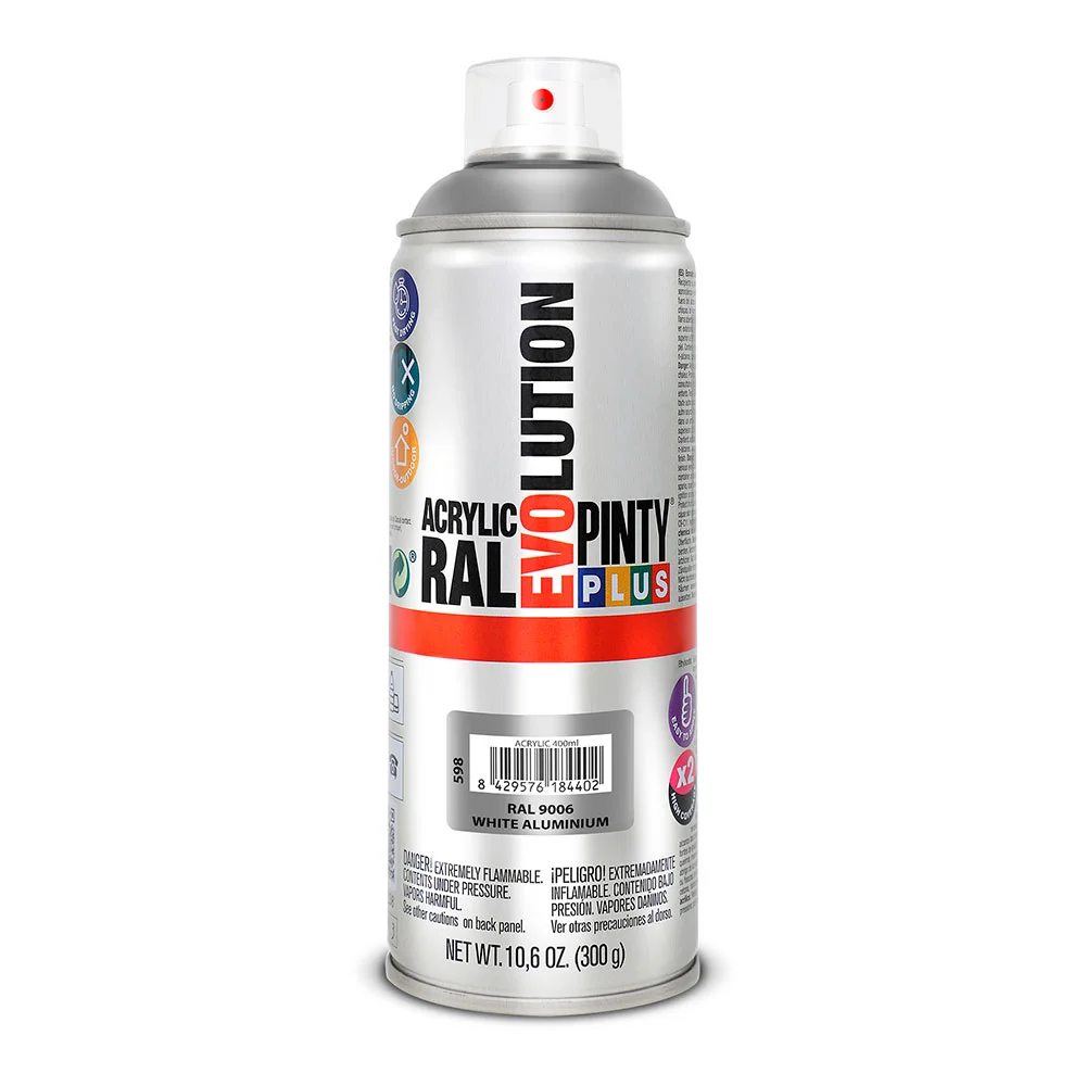 Tinta em Spray Pintyplus Evolution 520cc Ral 9006.