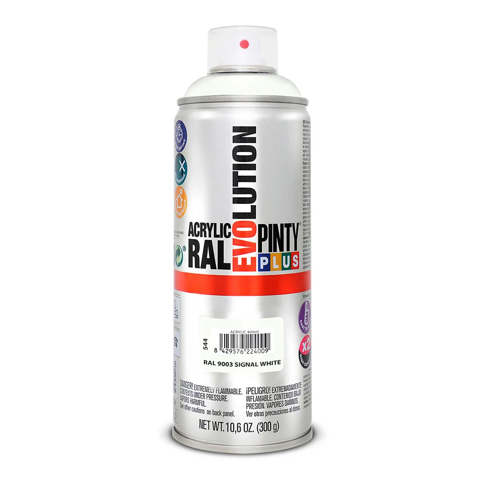 Tinta Em Spray Pintyplus Evolution 520cc Ral 9003