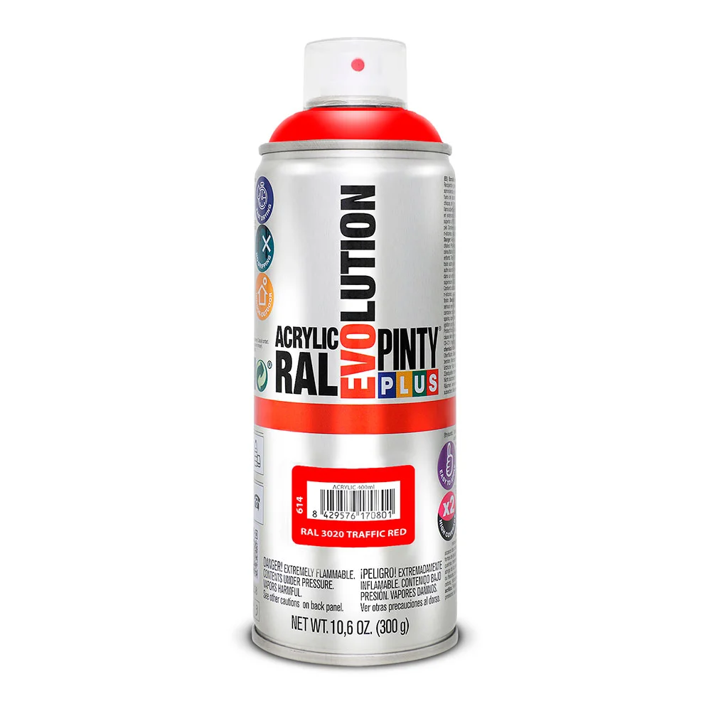 Tinta Em Spray Pintyplus Evolution 520cc Ral 3020