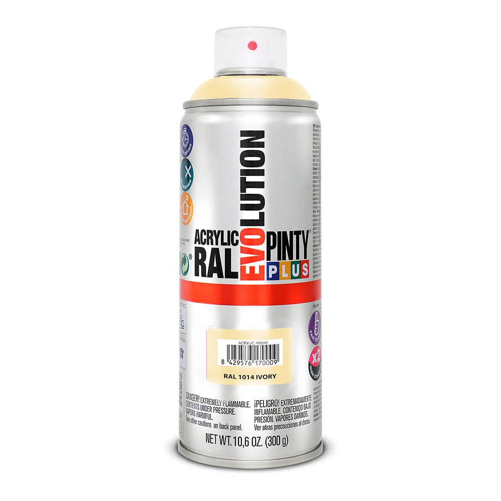 Tinta em Spray Pintyplus Evolution 520cc Ral 1014.