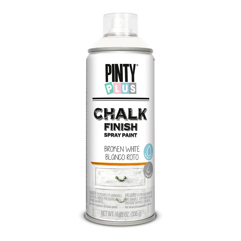 Tinta em Spray Pintyplus Chalk 520cc Ck788 Branco.
