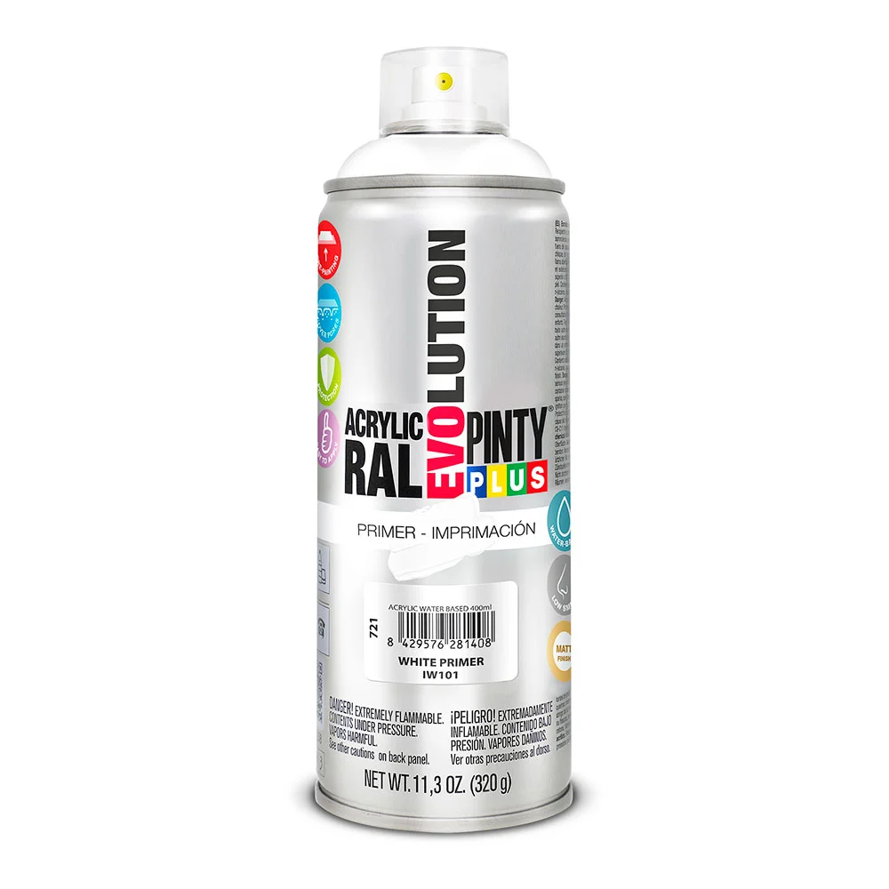 Spray Pintyplus base de água  Branco 520cc