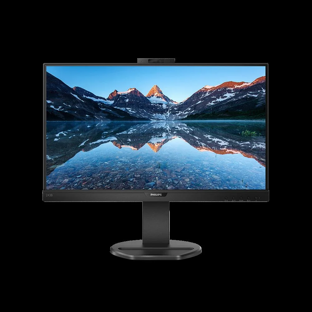 Philips Monitor Ips 24"(23.8) Hdmi Usb-C Docking Colunas Webcam Has Pivot 243b9h