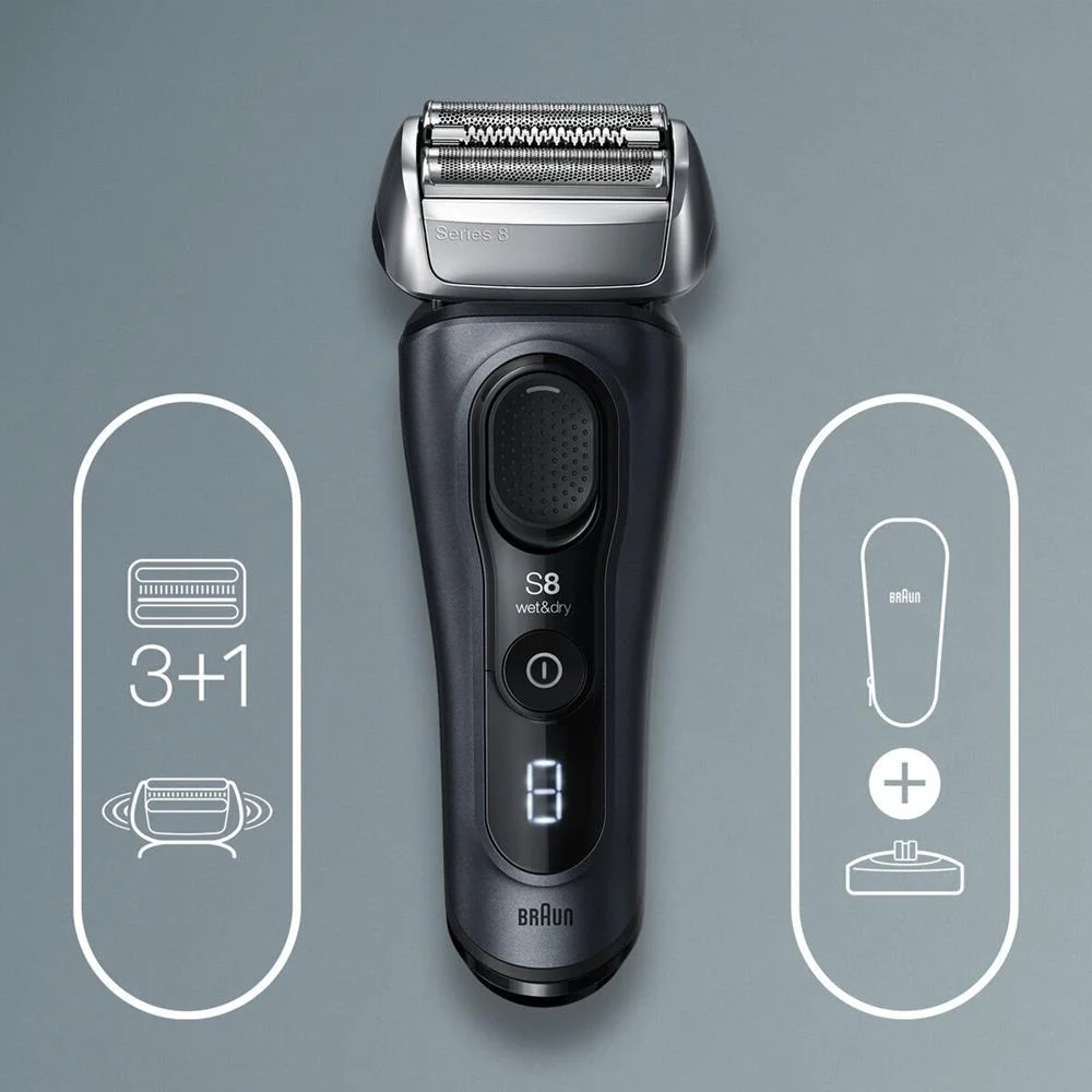 Braun Series 8 8413s Wet&Dry Foil Shaver Trimmer