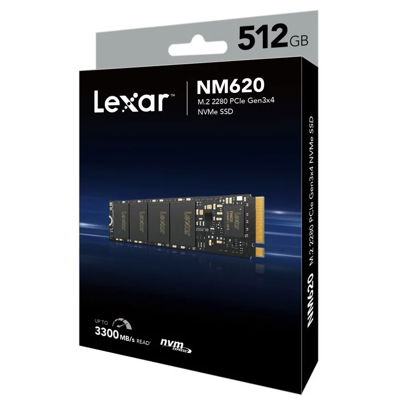 Ssd Lexar 512gb Nm620 M.2 2280 Nvme Pcie Intern