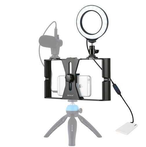 Kit Vlog para Smartphone Con Anillo de Luz