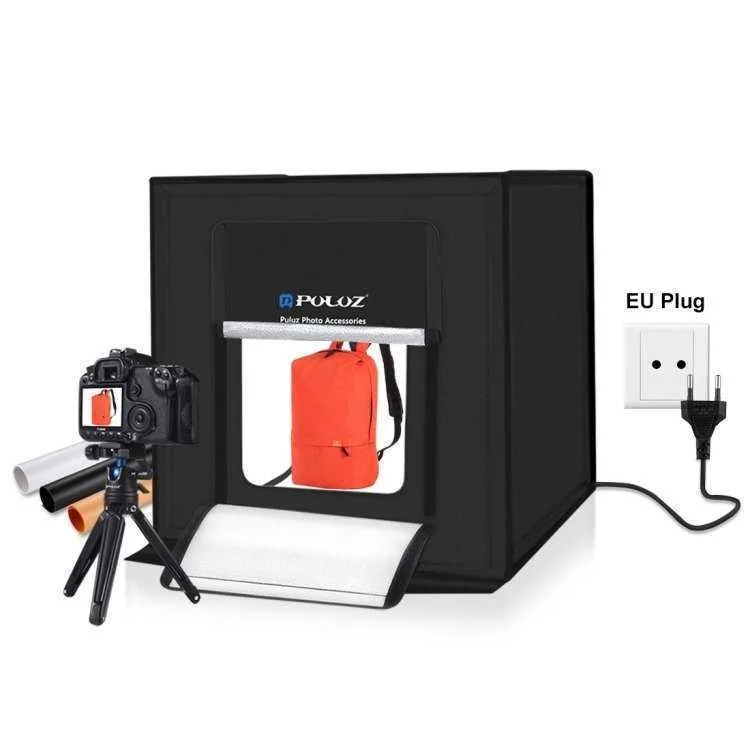 Mini Estúdio Fotográfico LED 60cm 3380 Lumens