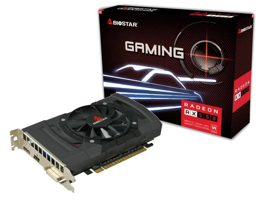 Biostar Radeon Rx550 Amd Radeon Rx 550 4 Gb Gddr5