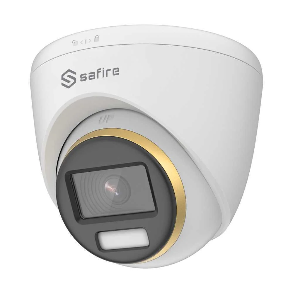 Câmara Safire Turret 8 Mpx - Visão a Toda Cor - Lente 3.6 Mm / True Wdr - F1.0 para Uma Melhor Ilumi