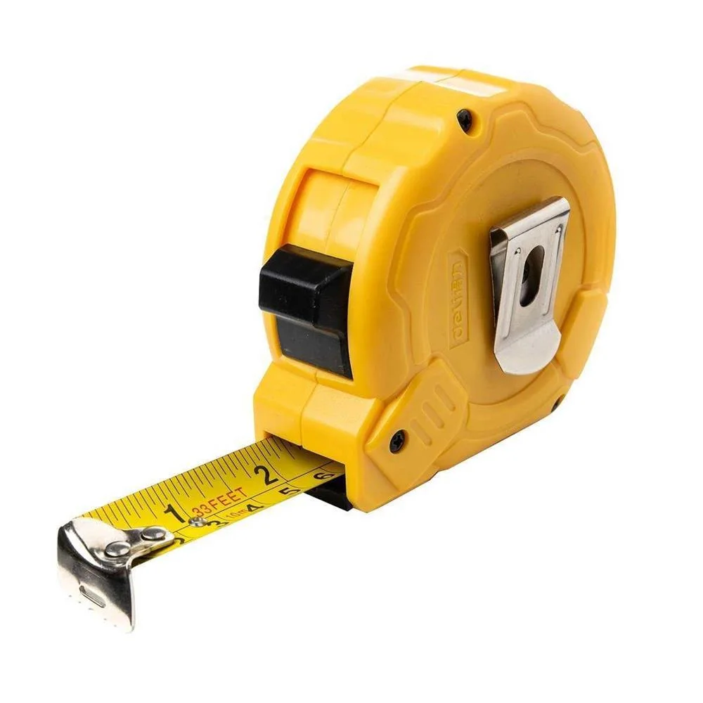 Fita Métrica de Aço 10m/25mm (Amarelo) - Deli
