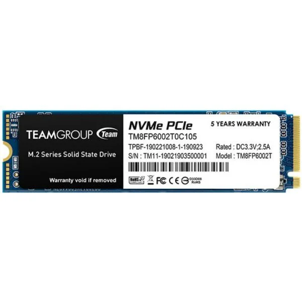 Team Group SSD Mp33 - 1 Tb - M.2 2280 - Pcie 3.0 X4 Nvme