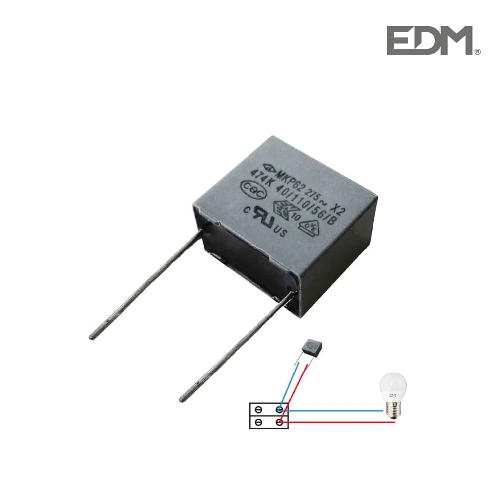 Pack 5 Condensador Para Lampada Led  Edm