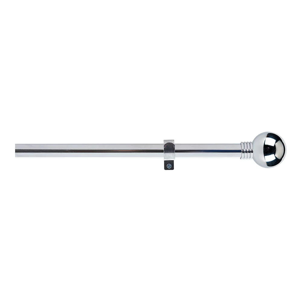 Kit Varão para Cortinados Anillo Extensível de 110 a 200cm Cromo Stor Planet