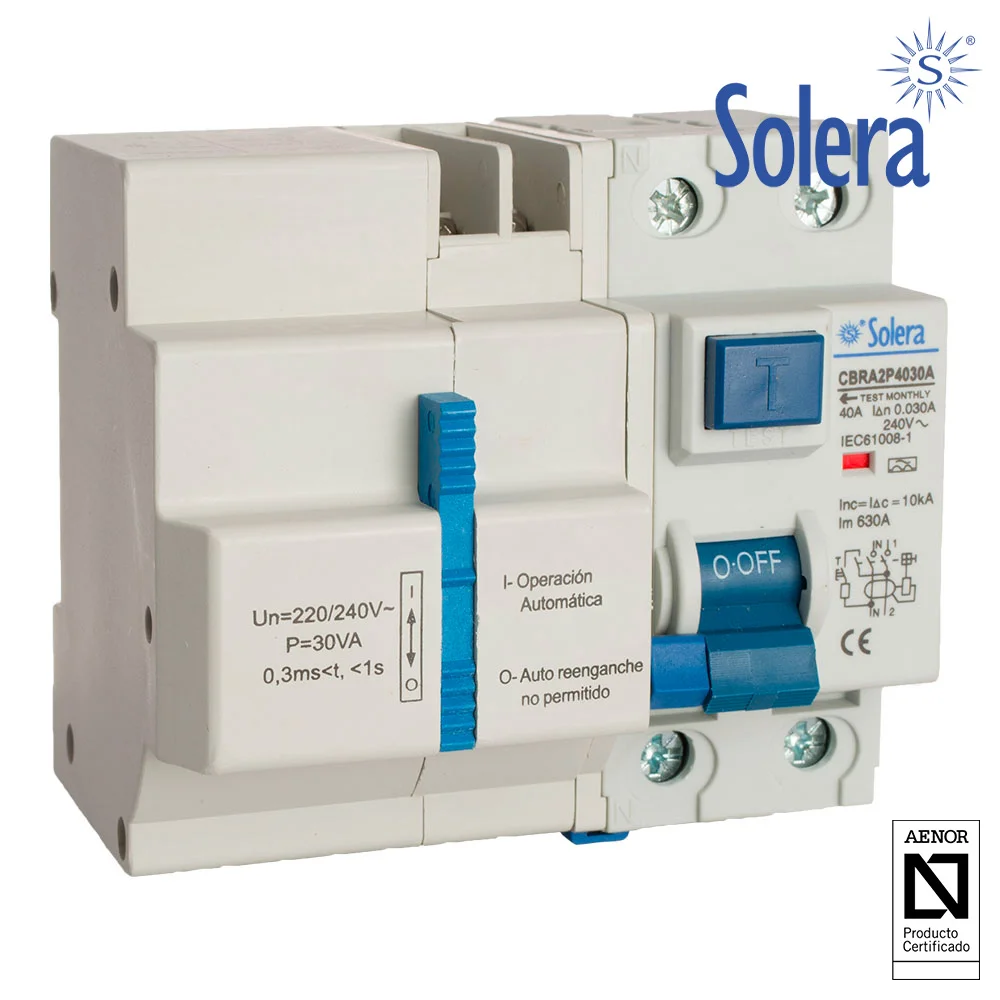 Int. Diferencial 2p 40a 30ma Ac C/ Reconexão Autom