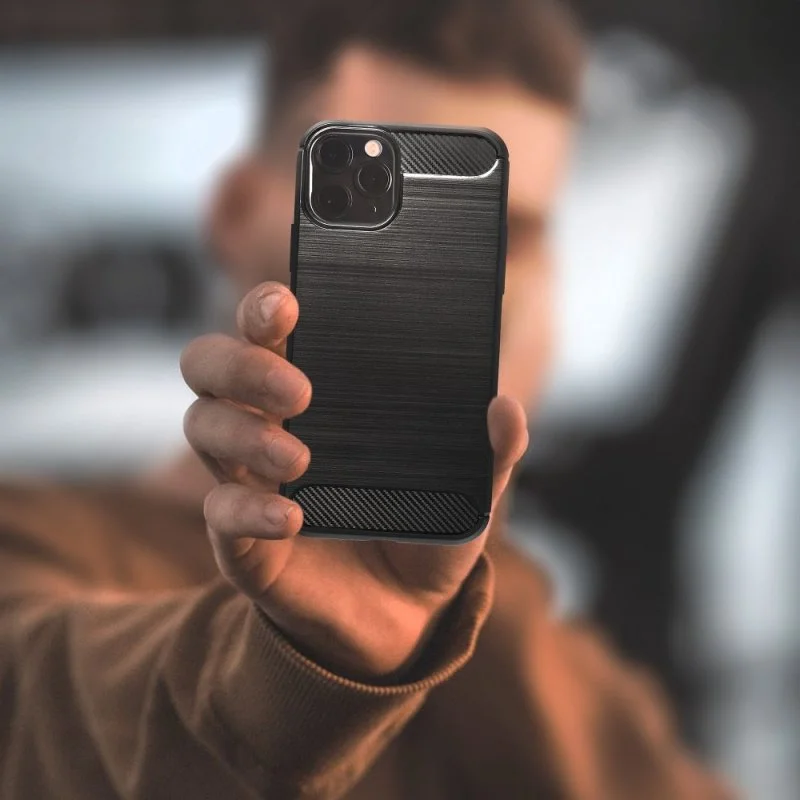 Capa Cool para Xiaomi Mi 11 Lite / Mi 11 Lite 5g Negro de Carbono