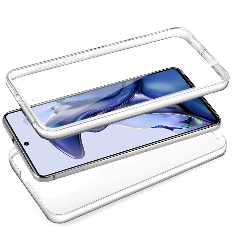 Cool Capa de Silicone 3d para Xiaomi 11t / 11t Pro (Frente e Verso Transparentes)
