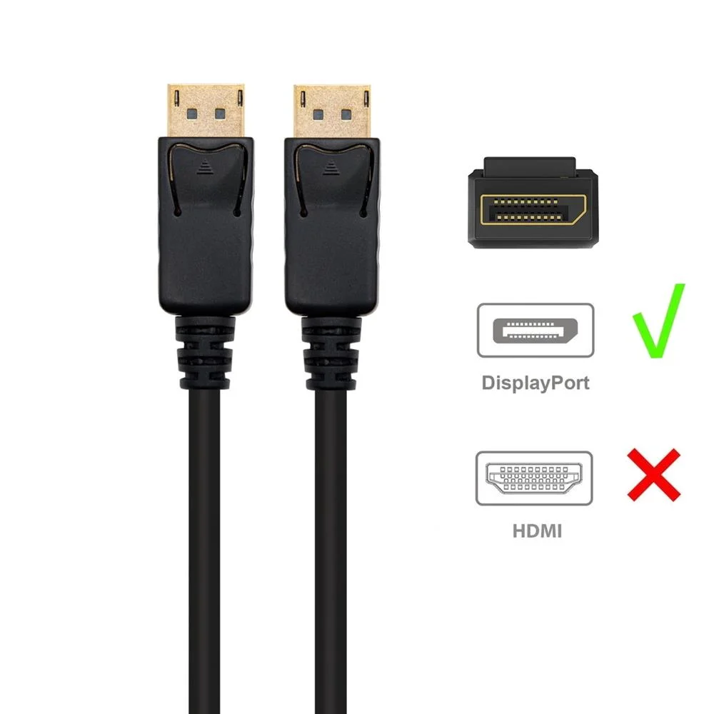 EWENT EC1405 CABO DISPLAYPORT 1 M PRETO