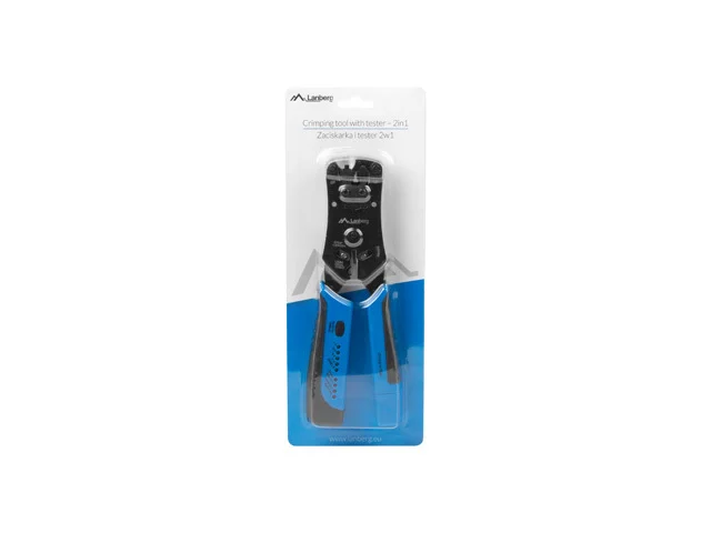 Lanberg Nt-0203 Cable Crimper Crimping Tool Black  Blue