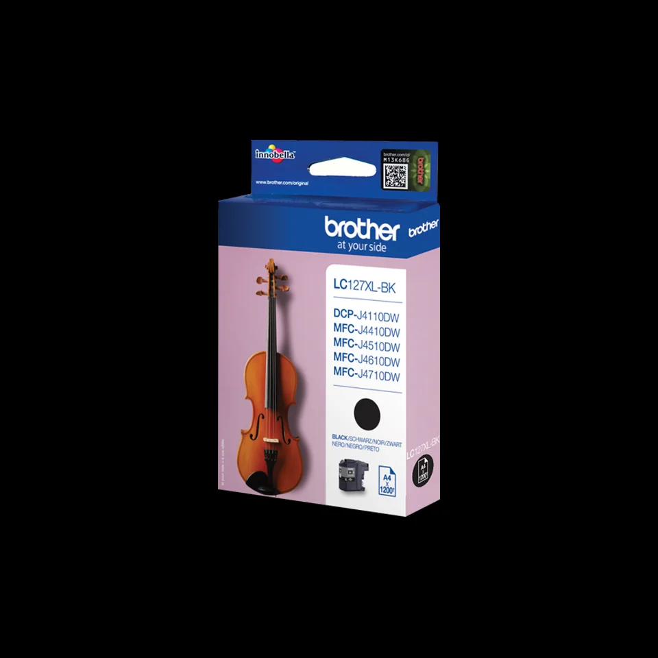 Brother Lc-127xlbk Tinteiro Original Rendimento E.