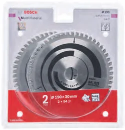 Bosch 2x Optiline Wood 190x30x2.6/1.6x48t