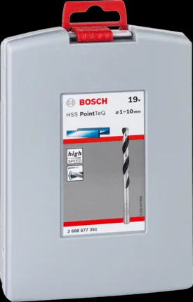 Bosch Hss Drill Bit Set Pointteq 19 Pcs.
