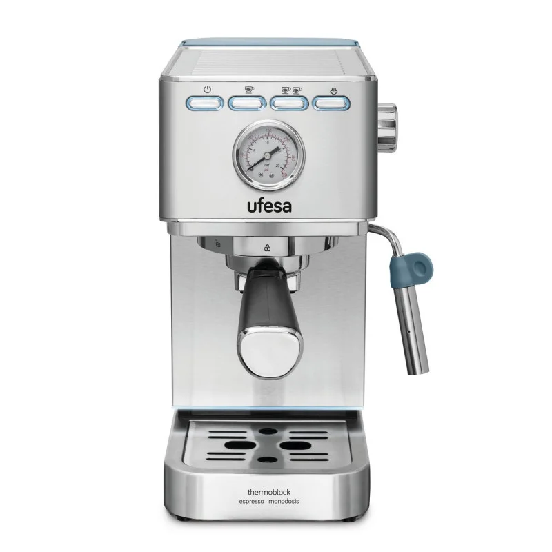 Máquina de Café Expresso Manual Ufesa Ce8030 1350 W Prateado 1,4 L 