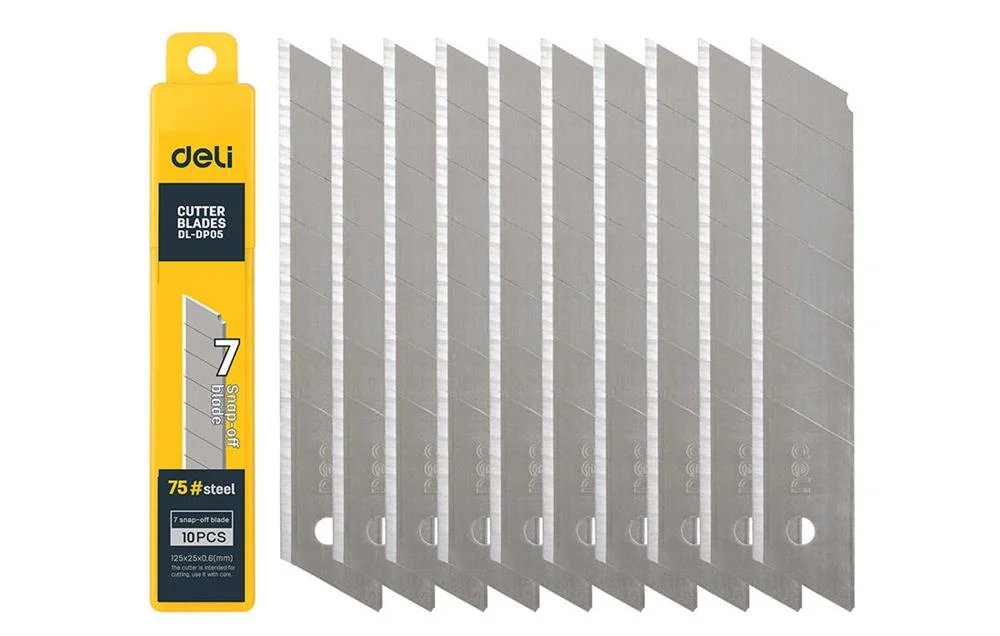 Pack 10x Lâminas de Subsituição P/ X-Acto Amarelo - Deli