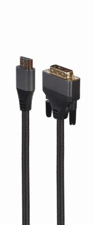Cabo Gembird Cc-Hdmi-Dvi-4k-6 Hdmi para Dvi Premium Series 4k 30hz 1.8m Preto