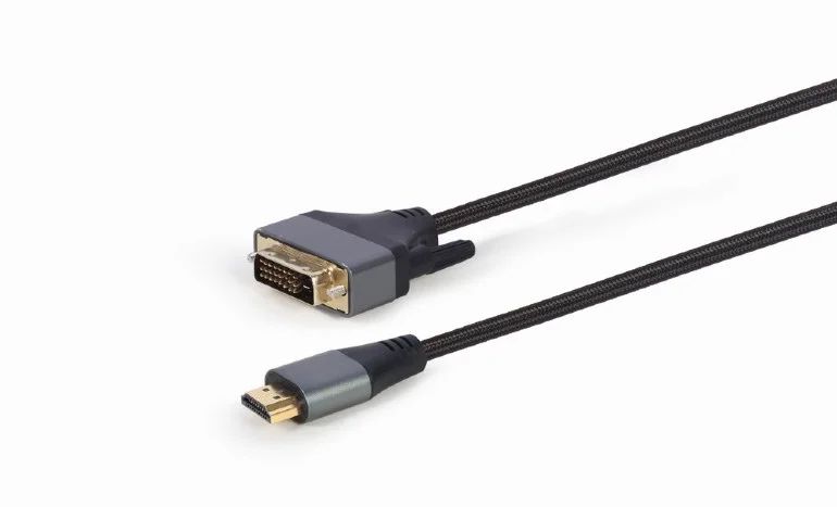 Cabo Gembird Cc-Hdmi-Dvi-4k-6 Hdmi para Dvi Premium Series 4k 30hz 1.8m Preto