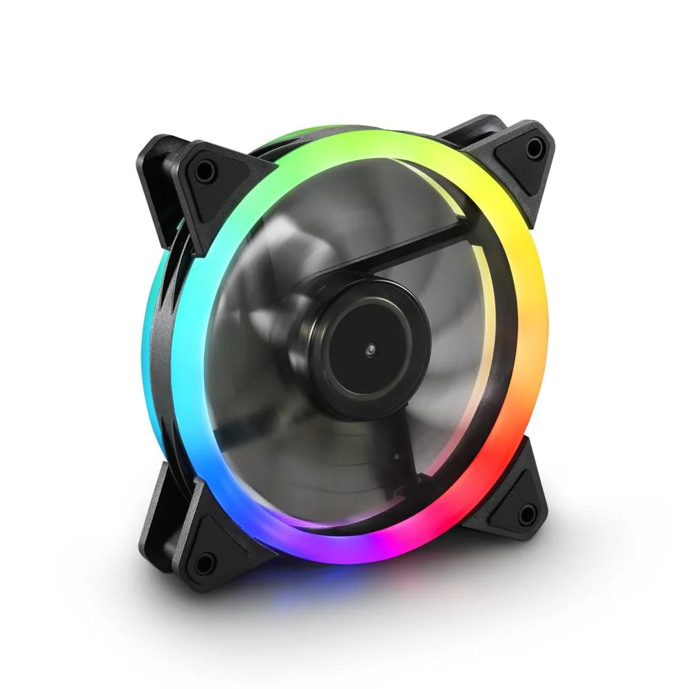 Ventoinha 120mm Shark Blades Pwm RGB 1400rpm 4 Pinos Preta - Sharkoon