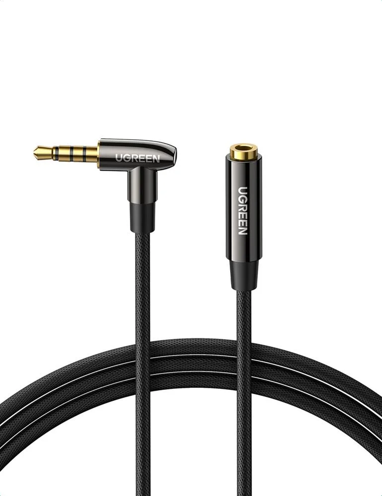 Jack de Extensión de Cable 3.5 Mm 90º 2m Av188 Ug.