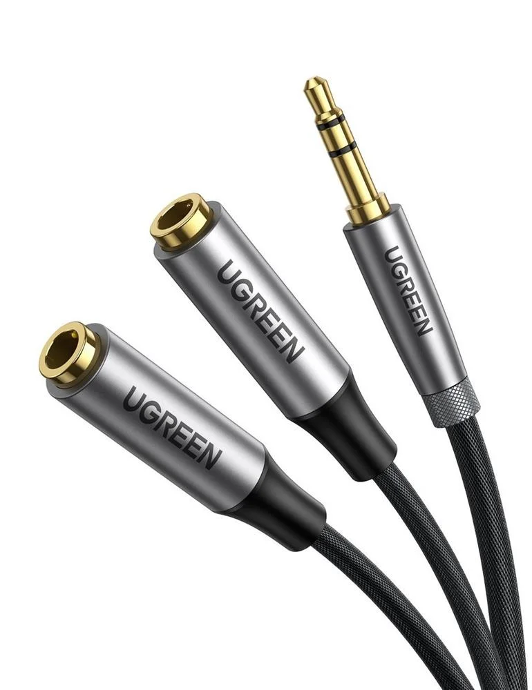 Cable Divisor de Audio 3.5mm Macho a 2x Hembra Al.
